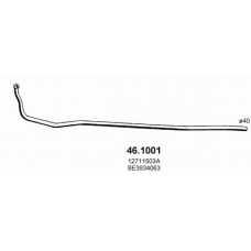 46.1001 ASSO Труба выхлопного газа