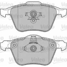 601030 VALEO Комплект тормозных колодок, дисковый тормоз