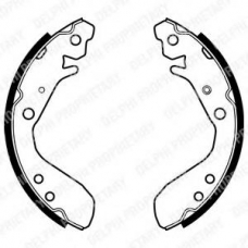 LS1984 DELPHI Комплект тормозных колодок