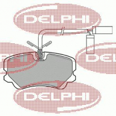 LP560 DELPHI Комплект тормозных колодок, дисковый тормоз