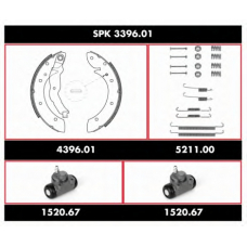 SPK 3396.01 WOKING Комплект тормозов, барабанный тормозной механизм