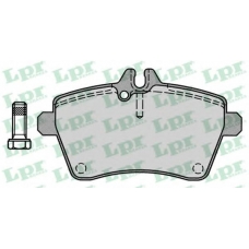 05P1242 LPR Комплект тормозных колодок, дисковый тормоз