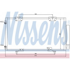 94833 NISSENS Конденсатор, кондиционер