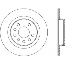 BDR1989.10 OPEN PARTS Тормозной диск