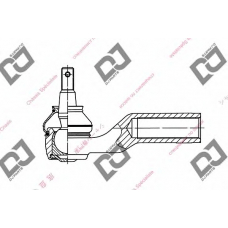 DE1066 DJ PARTS Наконечник поперечной рулевой тяги