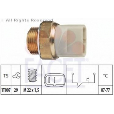 7.5152 FACET Термовыключатель, вентилятор радиатора