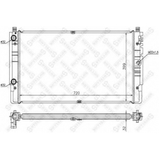 10-26422-SX STELLOX Радиатор, охлаждение двигателя