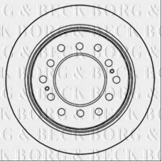 BBD5297 BORG & BECK Тормозной диск