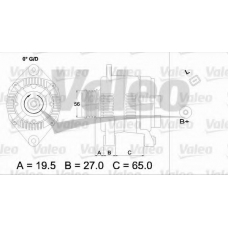 437408 VALEO Генератор