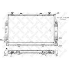 10-25373-SX STELLOX Радиатор, охлаждение двигателя