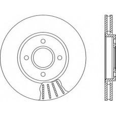 BDR1177.20 OPEN PARTS Тормозной диск