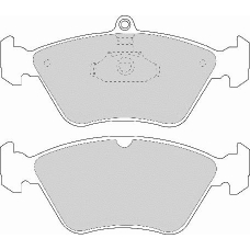 FD6587N NECTO Комплект тормозных колодок, дисковый тормоз