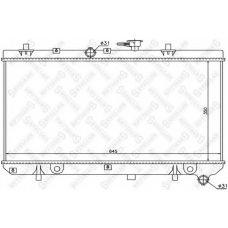 10-25469-SX STELLOX Радиатор, охлаждение двигателя