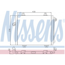 94236 NISSENS Конденсатор, кондиционер