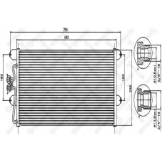 10-45315-SX STELLOX Конденсатор, кондиционер