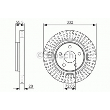 0 986 479 T26 BOSCH Тормозной диск