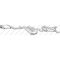 292-111 BOSAL Глушитель выхлопных газов конечный