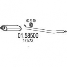 01.58500 MTS Средний глушитель выхлопных газов