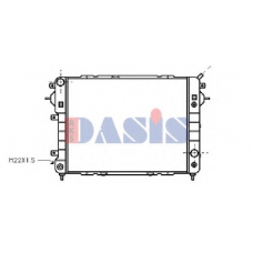 150410N AKS DASIS Радиатор, охлаждение двигателя