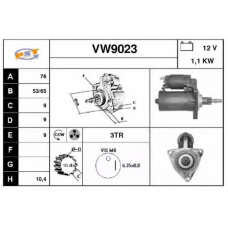 VW9023 SNRA Стартер