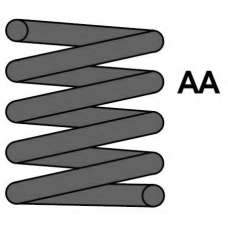 QSS2246 QUINTON HAZELL Пружина ходовой части
