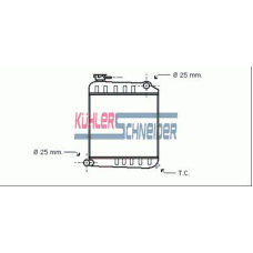 1102901 KUHLER SCHNEIDER Радиатор, охлаждение двигател