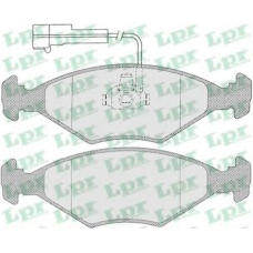 05P1203 LPR Комплект тормозных колодок, дисковый тормоз