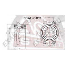 SBWH-B12R ASVA Ступица колеса