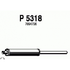 P5318 FENNO Средний глушитель выхлопных газов