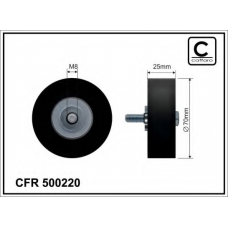 500220 CAFFARO Паразитный / ведущий ролик, поликлиновой ремень
