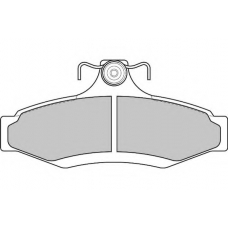 FD6817N NECTO Комплект тормозных колодок, дисковый тормоз