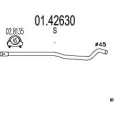 01.42630 MTS Труба выхлопного газа