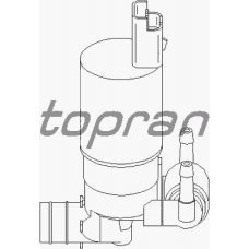 720 299 TOPRAN Водяной насос, система очистки окон