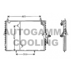 105009 AUTOGAMMA Конденсатор, кондиционер