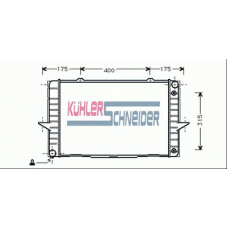 3305301 KUHLER SCHNEIDER Радиатор, охлаждение двигател