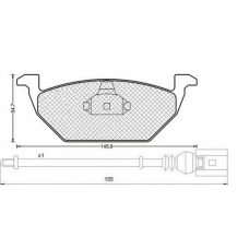 430216170330 MAGNETI MARELLI Комплект тормозных колодок, дисковый тормоз