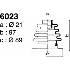 6023 DEPA Комплект пылника, приводной вал