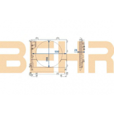 7004056 BEHR Condenser