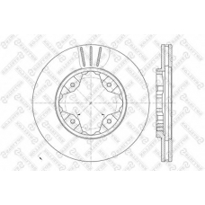 6020-9941V-SX STELLOX Тормозной диск