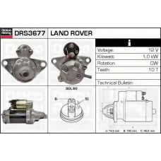 DRS3677 DELCO REMY Стартер