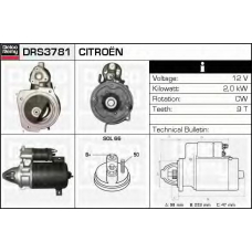 DRS3781 DELCO REMY Стартер