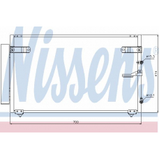 94867 NISSENS Конденсатор, кондиционер