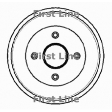 FBR681 FIRST LINE Тормозной барабан