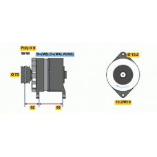 6 033 GB3 033 BOSCH Генератор