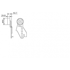 TKR 9133 TIMKEN Натяжной ролик, ремень грм