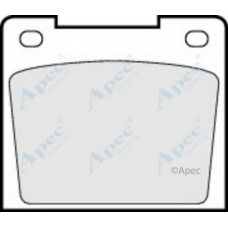 PAD538 APEC Комплект тормозных колодок, дисковый тормоз
