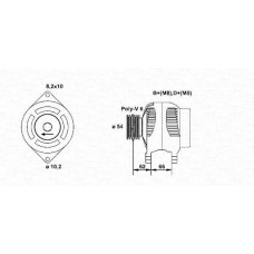 943356329010 MAGNETI MARELLI Генератор