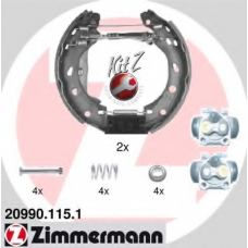 20990.115.1 ZIMMERMANN Комплект тормозных колодок