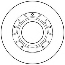 562638JC JURID Тормозной диск