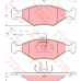 GDB1393 TRW Комплект тормозных колодок, дисковый тормоз